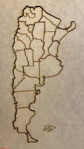 El mapa de argentina está listo para imprimir o para descargar en formato pdf. Rompecabezas Mapa Argentina 33cm Mademartin