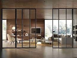 Glass Sliding Door Bisystem Design Series By Garofoli Porte Vetro Scorrevoli Pareti Divisorie Parete In Vetro