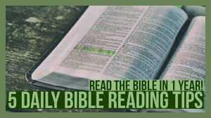 He gives you a short verse to read every day with a couple of paragraphs about it. 5 Tips For Reading The Bible In 1 Year The Bible Explained Youtube