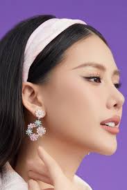 Women's Cynthia Headband Freesize Pastel Pink Floral MEAN BLVD