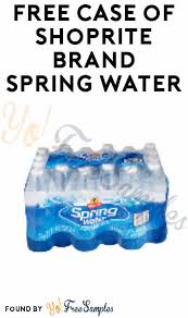 Are you looking for shoprite price plus card coupons? Free Shoprite Brand Spring Water Case Price Plus Card Digital Coupon Required Yo Free Samples