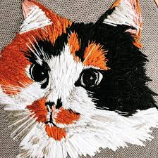 Nakis Kedi Portresi Embroidery Embroidered Embroideries Petart Catart Kedi Kedili Kediler Kedisizhayatcokbayat Koshki Ukrasheniya Vyshivka