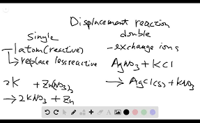 If the reaction cannot happen, write n.r. Solved Compare And Contrast Single Replacement Re