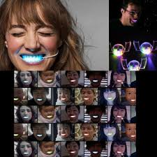 Betty Becky Adet Komik LED Yanıp Sönen Diş Brace Ağız Fiyatı