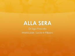 Questo sonetto fu scritto per ultimo dal foscolo, ma esso fu ritenuto proemiale dal poeta tanto che gli diede il primo posto nella edizione. Di Ugo Foscolo Maria Jose Lucia E Filippo Ppt Video Online Scaricare