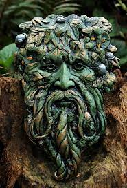 Many see the green man as being connected to many heathen gods such as osiris, odin and even the christian jesus, as well as later folkloric and literary characters such as the green knight, john barleycorn, the holly king and tammuz of the mesopotamians who is thought. 3 Gort Green Man Forest Green Finish Spirit Of The Green Man Green Man Green Man Sculpture Celtic Green
