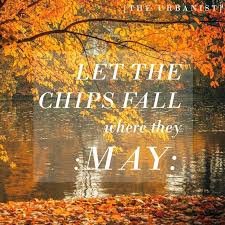 Let The Chips Fall Where They May Quote Theurbanist Fate Destiny Inspirational Quotes Let It Be Inspiration