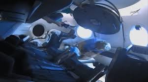The best gifs for crew dragon. Astronauts Welcome Spacex S Crew Dragon To Space Station Ripley And Earth Too Space