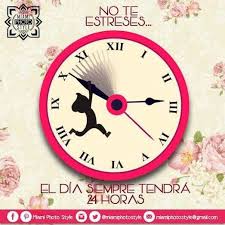 Organiza Tus Tareas Y Siempre El Tiempo Te Alcanzara Feliz Domingo Wall Clock Clock Wall