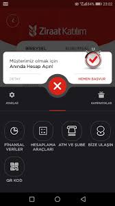 Ziraat bankası mobil uygulaması üzerinden bankacılık işlemlerini gerçekleştirmek isteyen kullanıcılar, uygulamadan yanıt alamadı. Donation Payments With Qr Code Ziraat Katilim