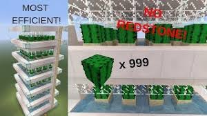 I make minecraft redstone videos and several tiny farms. How To Build An Anti Redstone Cactus Farm 1 13 1 And Later Youtube