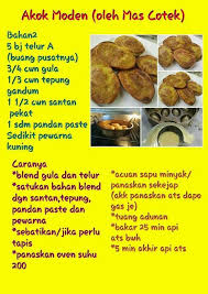 Panaskan oven selama 15minit suhu 200'c dan griskan muffin tray dengan minyak.masukkan acuan ke dalam oven. 13 Kuih Akok Ideas Food Recipes Terengganu