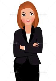 Young Business Woman Business Women People Illustration Cartoon Illustration