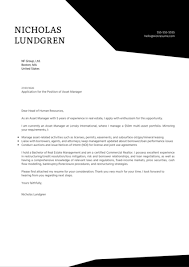 The essay rubric for the portfolio management associate cover letter project evaluation. Asset Manager Cover Letter Example Kickresume
