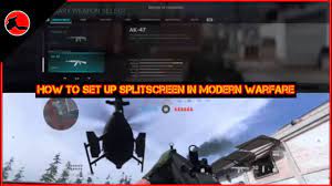 How To Set Up Splitscreen In Call Of Duty Modern Warfare Youtube