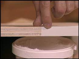 Tips for staining end grain of door stiles to match the side grain of the rest of the door frame. Painting Plywood Edges