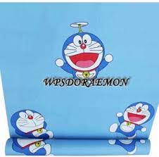 Background Warna Biru Doraemon Allwallpaper Di 2021 Doraemon Biru Warna