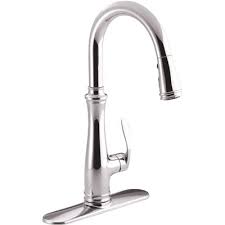Maybe you would like to learn more about one of these? Kohler Part K 560 Cp Kohler Bellera Single Handle Pull Down Sprayer Kitchen Faucet In Polished Chrome Pull Down Spray Kitchen Faucets Home Depot Pro