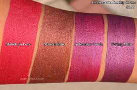 Milani Cosmetics Amore Mattallics Liquid Lip Creme Review Swatches Matterialistic Mattely In Love Automattic Lipstick Swatches Lipstick Colors Lip Creme