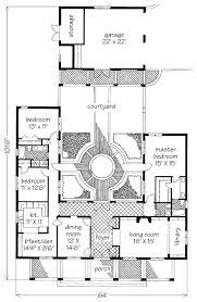 Terrific house plans with courtyard in middle mediterranean style home. This Would Be A Great Underground Home Floor Plan I Would Want The Courtyard And Garage U Interior Courtyard House Plans Courtyard House Plans Courtyard House