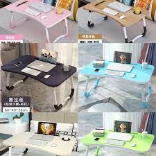 See more ideas about bed table, malm occasional table, home decor. Meiwen Foldable Laptop Study Table Lazy Bed Desk Portable Mainstays Wooden Table Shopee Philippines