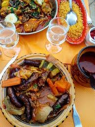 Maybe you would like to learn more about one of these? Merguez Couscous Chicken Tagine Picture Of Le Petit Bleu Paris Tripadvisor