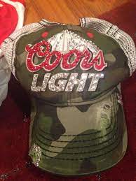 Coors Light Hat Our Hat Has Been Bedazzled Again Bartender Outfit Diy Bedazzled Hats