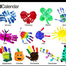 Home Handprint Crafts Kids Calendar Preschool Crafts