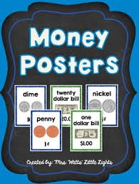 Money Posters Coins And Bills