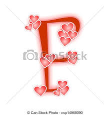 love letter alphabet f