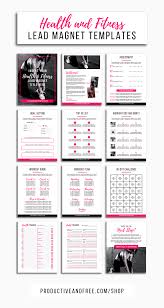 Health And Fitness Lead Magnet Template Productive And Free Health And Fitness Tips How To Plan Lead Magnet