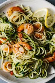 This search takes into account your taste preferences. Zucchini Pasta With Lemon Garlic Shrimp Downshiftology