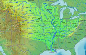 Us map mississippi river trending. Mississippi River Map Of Usa Whatsanswer