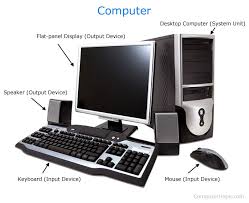 Isolated image of desktop computer with blank monitor. What Is A Desktop Computer
