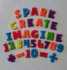 But, the magnet on the back of the pieces is so small, the larger letters want to slide off of my refrigerator. Spark Create Imagine Magnetic Letters And Numbers 120 Pieces Walmart Com Walmart Com