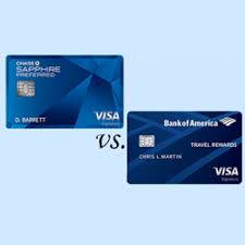 Earn cash back, points, and travel rewards from other bank of america business credit card bonuses. Chase Sapphire Preferred Vs Bank Of America Travel Reward Finder Com