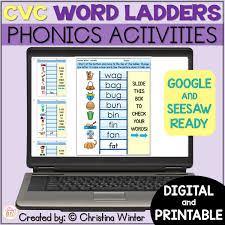 This site uses the official scrabble player's. Cvc Word Ladders Printable And Digital Phonics Activities Distance Learning Mrs Winter S Bliss