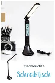 Neu Jetzt Entdecken Led Tischleuchte Mit Display Schreibtischlampe Mit Usb Anschluss 3 Lichtstufen Per Led Tischleuchte Schreibtischlampe Tischleuchte