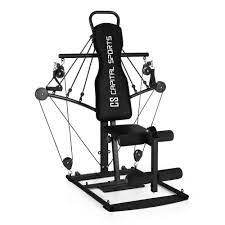 capital sports tubey mini homegym station de musculation a cables domicile noir at home gym home gym reviews gym