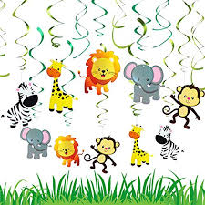 As the theme is connected with woods, adding natural greenery to the décor is the best idea. Best Jungle Party Decorations Mother Baby