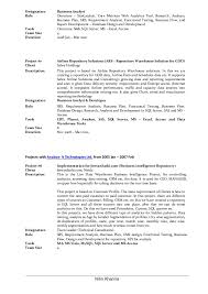 lead business analyst resume of nitin