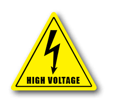 Hazard Sign High Warning Safety Voltage Hazard Sign Wet Floor Signs Yellow Sign