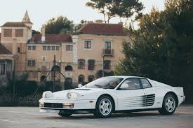 1988 Ferrari Testarossa Miami Vice Classic Driver Market Ferrari Testarossa Miami Vice White Ferrari