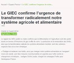 Lors de la 43e réunion plénière du giec qui s'est déroulée en avril 2016, les états membres du giec ont décidé que le rapport de synthèse de l'ar6 paraîtra au cours du deuxième semestre de 2022. Greenpeace France No Twitter Le Rapport Du Giec Le Confirme Face A La Crise Climatique Il Est Imperatif De Proteger Les Forets Et De Transformer Radicalement Le Systeme Agricole Et Alimentaire