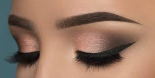 smokey eyes in brown makeup ideas
