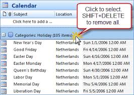 Holiday Updates For The Outlook Calendar Msoutlook Info
