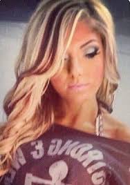 This 'do goes from blonde to red roots. Blonde Hair With Red Lowlights Blonde Hair Hair Looks Strawberry Blonde Hair