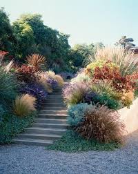 Landscape Design Native Grasses Stairs Garden Stairs Landscape Design Backyard Landscaping