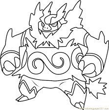 Zoroark tribal by kjdstjme on deviantart. Emboar Pokemon Coloring Page For Kids Free Pokemon Printable Coloring Pages Online For Kids Coloringpages101 Com Coloring Pages For Kids