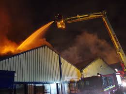 Ten fire engines and around 70 firefighters are attending a fire at railway arches near to #elephantcastle railway station. Aerial Appliances London Fire Brigade